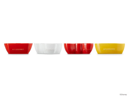 Le Creuset Disney Mickey Minnie Mini Dish Set 4pc Oven Safe Japan Import- Japan Figure Store - #1 Bring To You The Best Japanese Goods