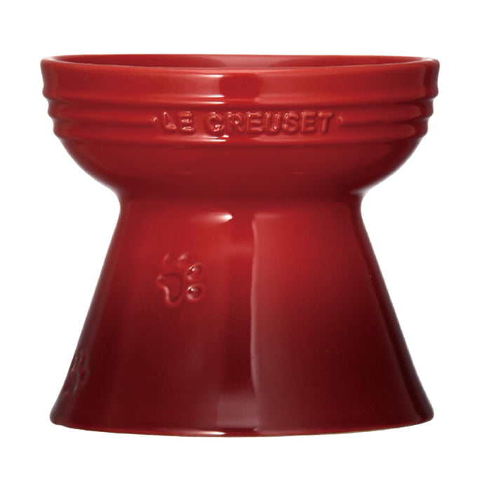 Le Creuset Cherry Red Pet Bowl for Dogs and Cats - Stain Resistant Microwave Safe- Japan Figure Store - #1 Bring To You The Best Japanese Goods
