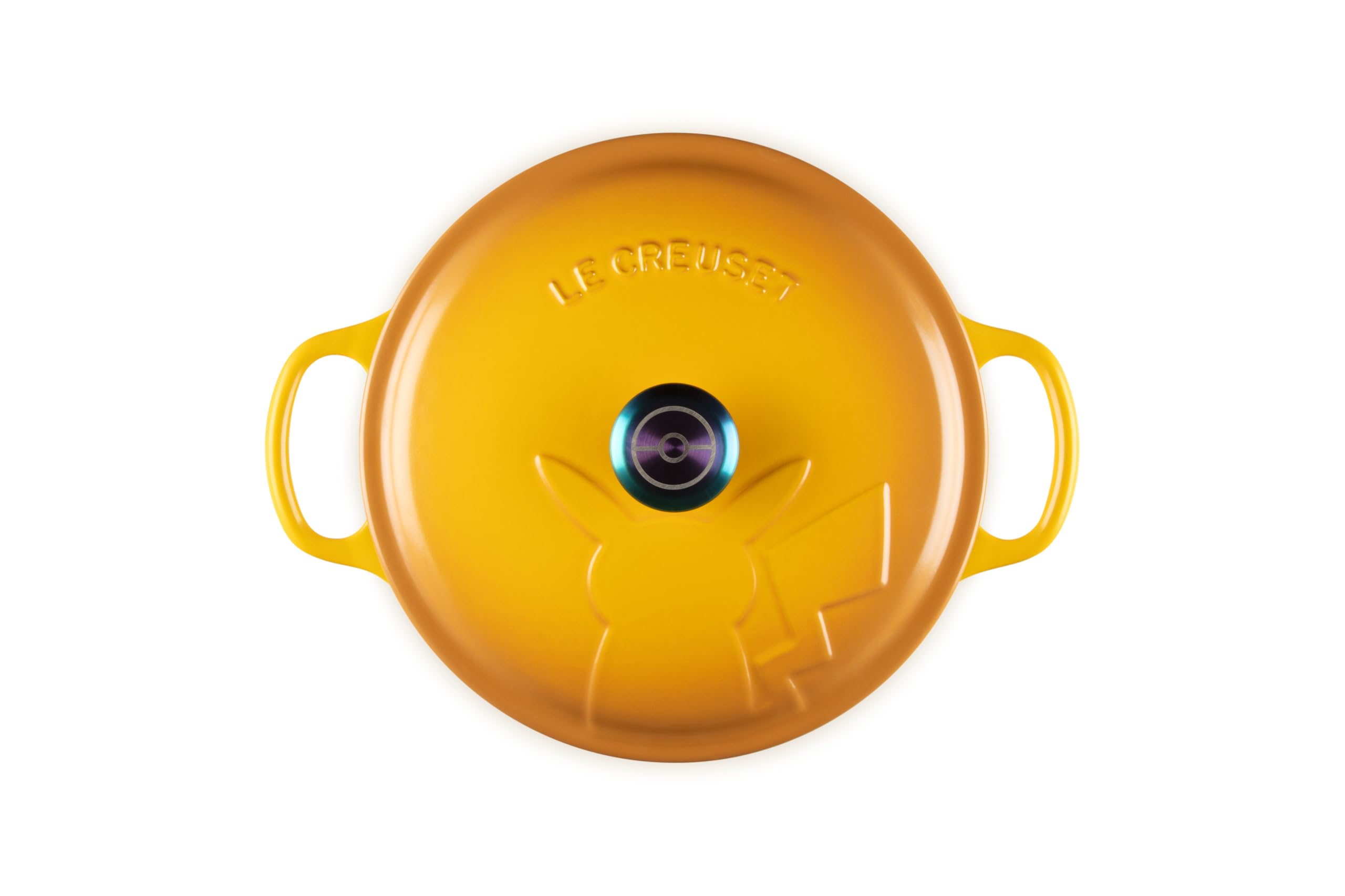 Le Creuset Pokemon Signature Cocotte Ronde 22cm with Iridescent Knob- Japan Figure Store - #1 Bring To You The Best Japanese Goods