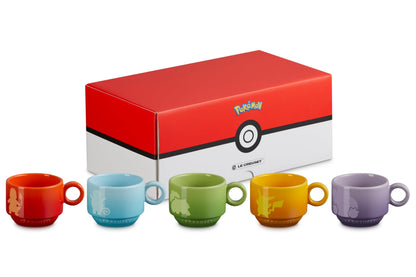 Le Creuset Pokemon Sphere Rice bowl Set of 5 Japan Limited 2024- Japan Figure Store - #1 Bring To You The Best Japanese Goods