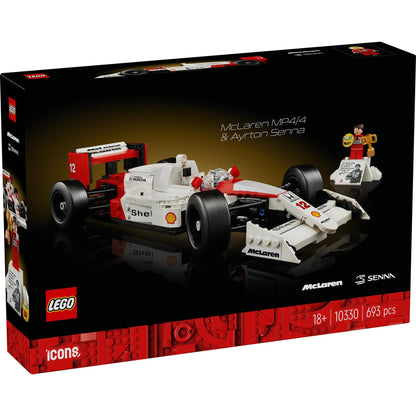Lego Icon McLaren MP4/4 Ayrton Senna F1 Model Car Toy 10330 for Adults- Japan Figure Store - #1 Bring To You The Best Japanese Goods