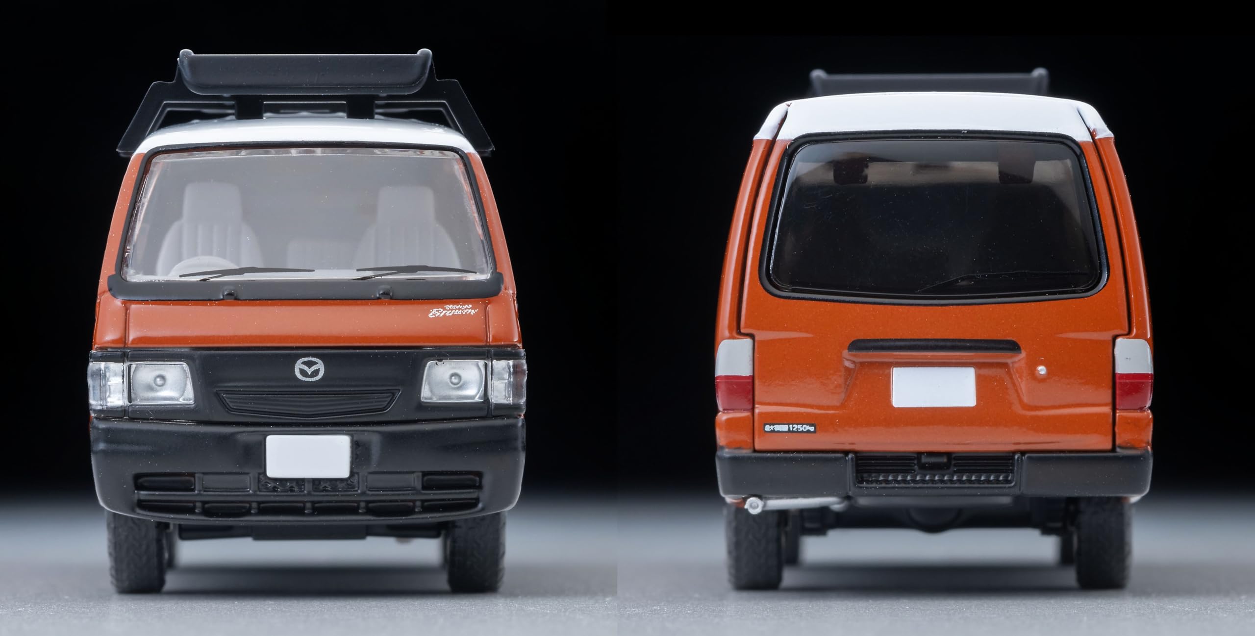 Tomytec Lv-N310D Mazda Bongo Brawny Van Brown Roof Carrier with Figure