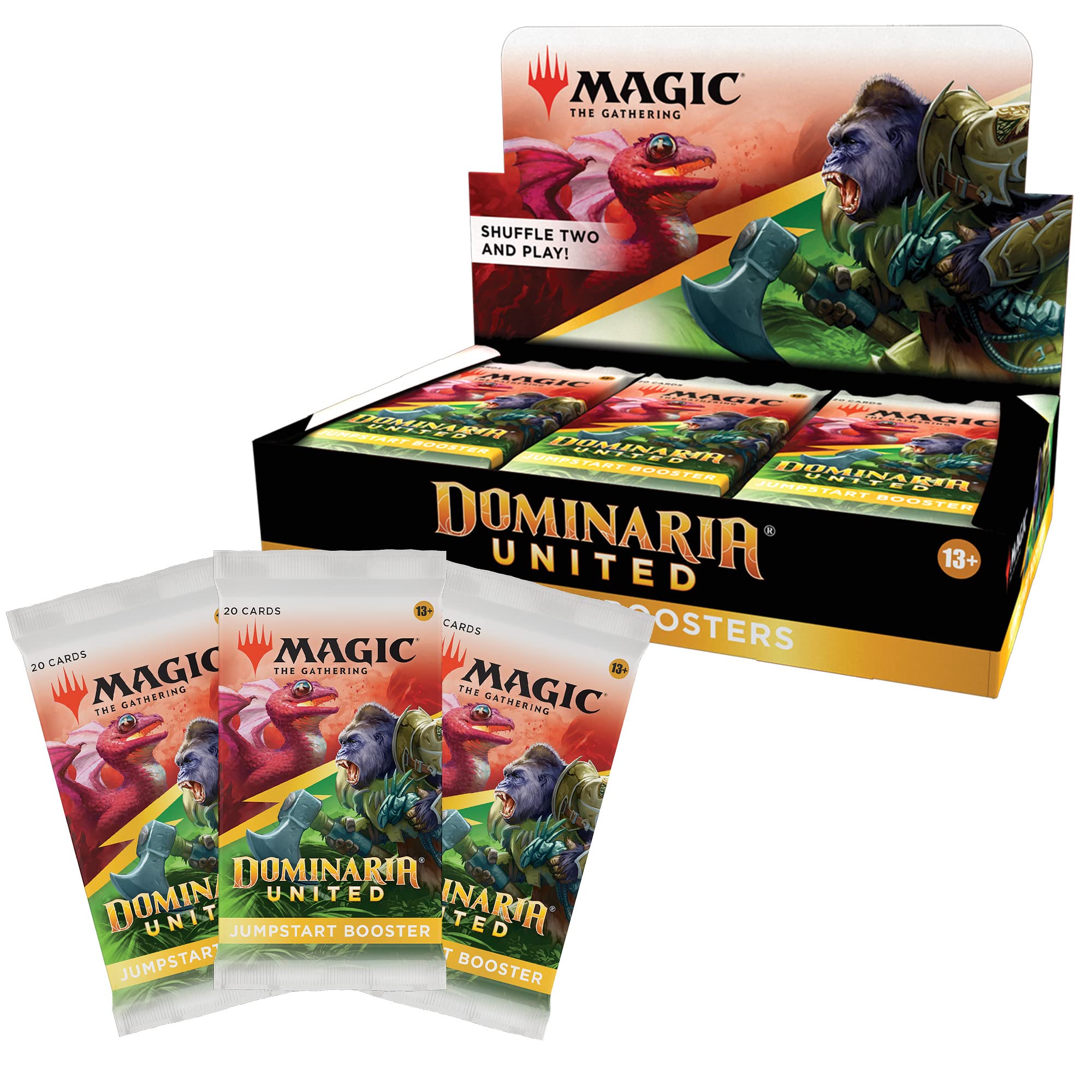 Wizards Of The Coast MTG Dominaria Solidarity Jump Start Booster Box 18 Packs - English version
