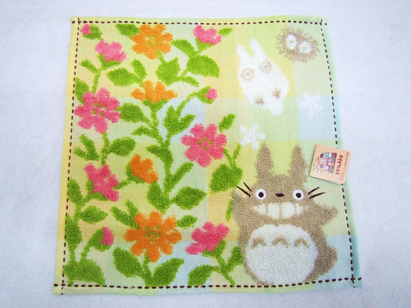 MARUSHIN Studio Ghibli Hand Towel My Neighbor Totoro Flower Garden- Japan Figure Store - #1 Bring To You The Best Japanese Goods
