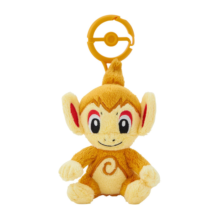 Pokemon Center Mascot with Carabiner - Chimchar Plush Keychain Clip- Japan Figure Store - #1 Bring To You The Best Japanese Goods