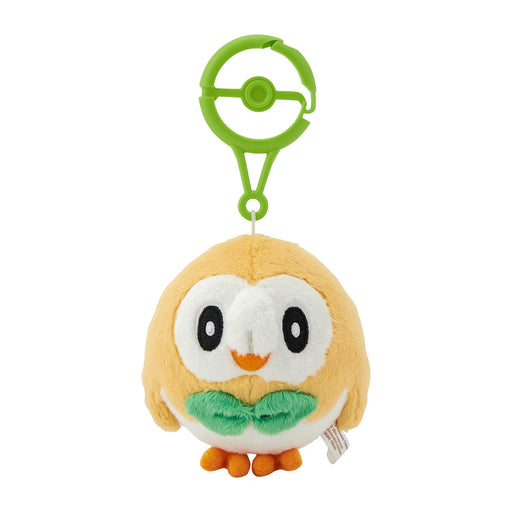 Pokemon Center Rowlet Mascot with Carabiner – Adorable and Portable Plush- Japan Figure Store - #1 Bring To You The Best Japanese Goods