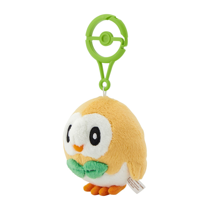 Pokemon Center Rowlet Mascot with Carabiner – Adorable and Portable Plush- Japan Figure Store - #1 Bring To You The Best Japanese Goods