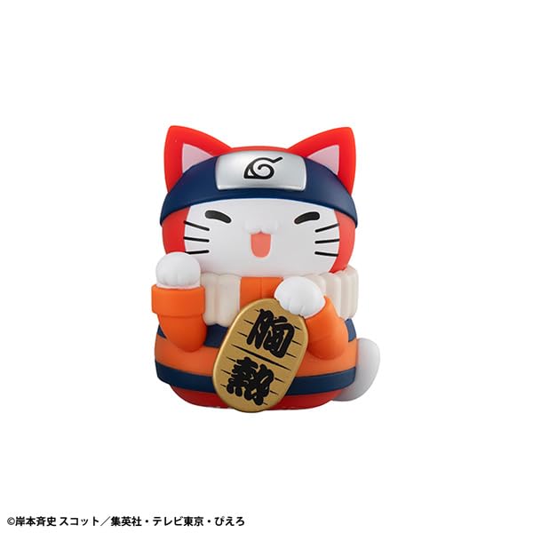 Megahouse Mega Cat Project Naruto Colorful Lucky Cat 70mm PVC Figure Box- Japan Figure Store - #1 Bring To You The Best Japanese Goods