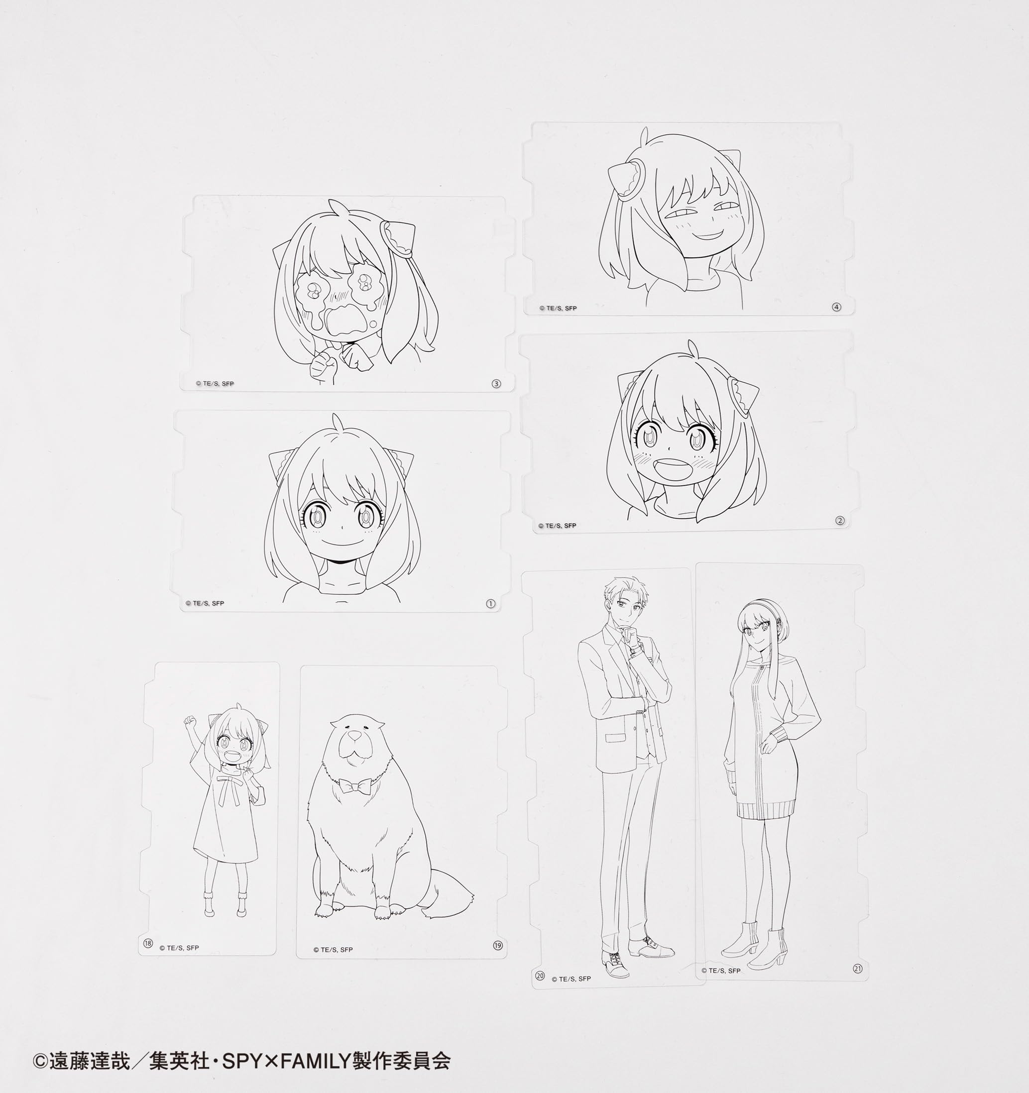 Megahouse Spy Family Glowing Illustration Tracer Toy for Ages 6+ Kids- Japan Figure Store - #1 Bring To You The Best Japanese Goods