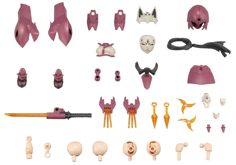 Kotobukiya Megalomaria Unlimited Universe Exarmor Ninja Fox Figure- Japan Figure Store - #1 Bring To You The Best Japanese Goods