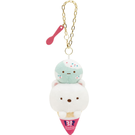 San-X Sumikko Gurashi X Baskin Robbins Polar Bear Plush Toy Popping Shower- Japan Figure Store - #1 Bring To You The Best Japanese Goods