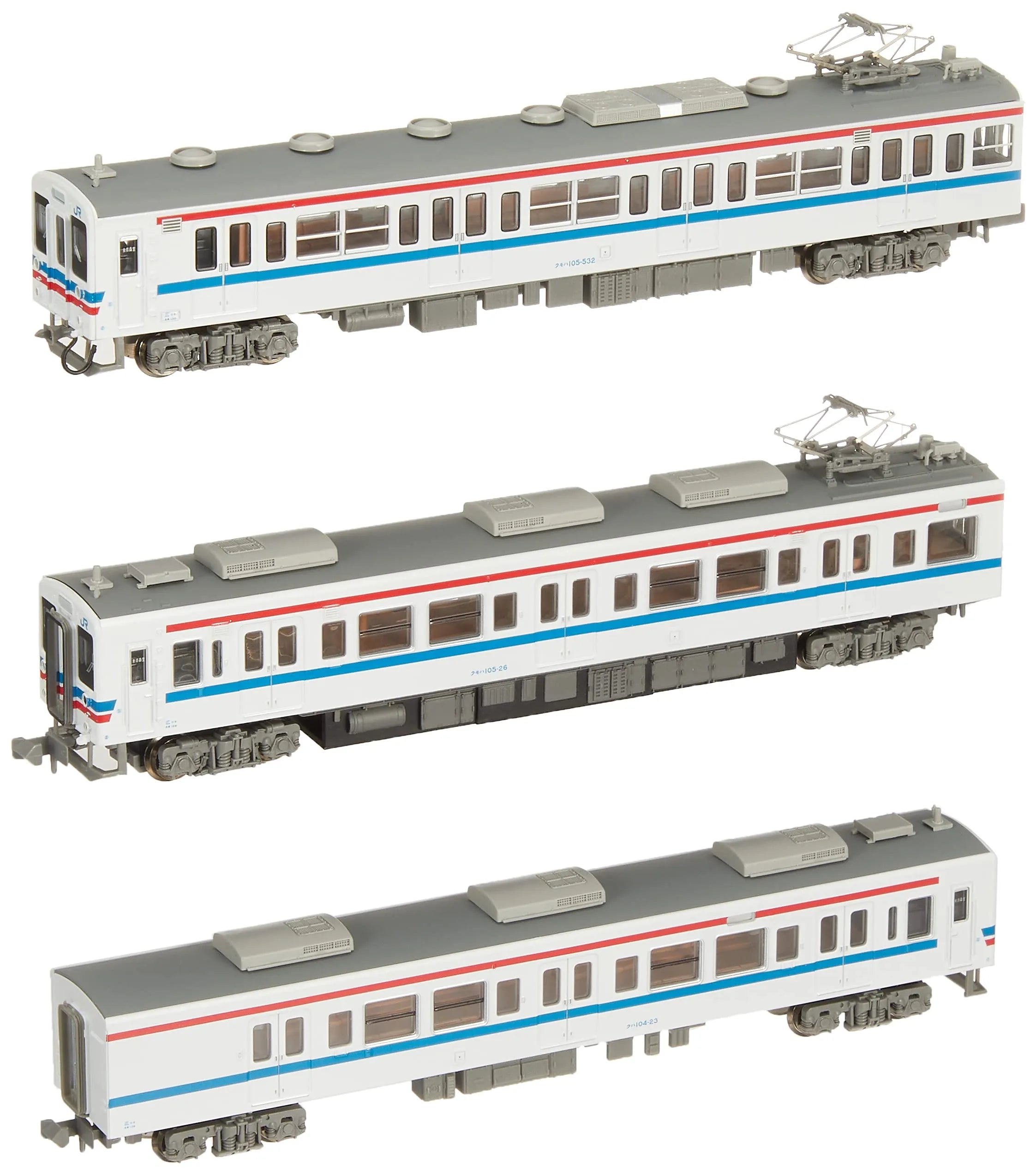 MICROACE A3687 Series 105 Hiroshima Color 3-Door + 4-Door 3 Cars Set N Scale- Japan Figure Store - #1 Bring To You The Best Japanese Goods