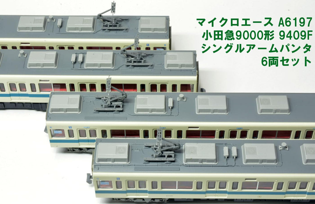 Micro Ace N Gauge Odakyu 9000 Series 6 Car Set A6197 Single Arm Pantograph- Japan Figure Store - #1 Bring To You The Best Japanese Goods