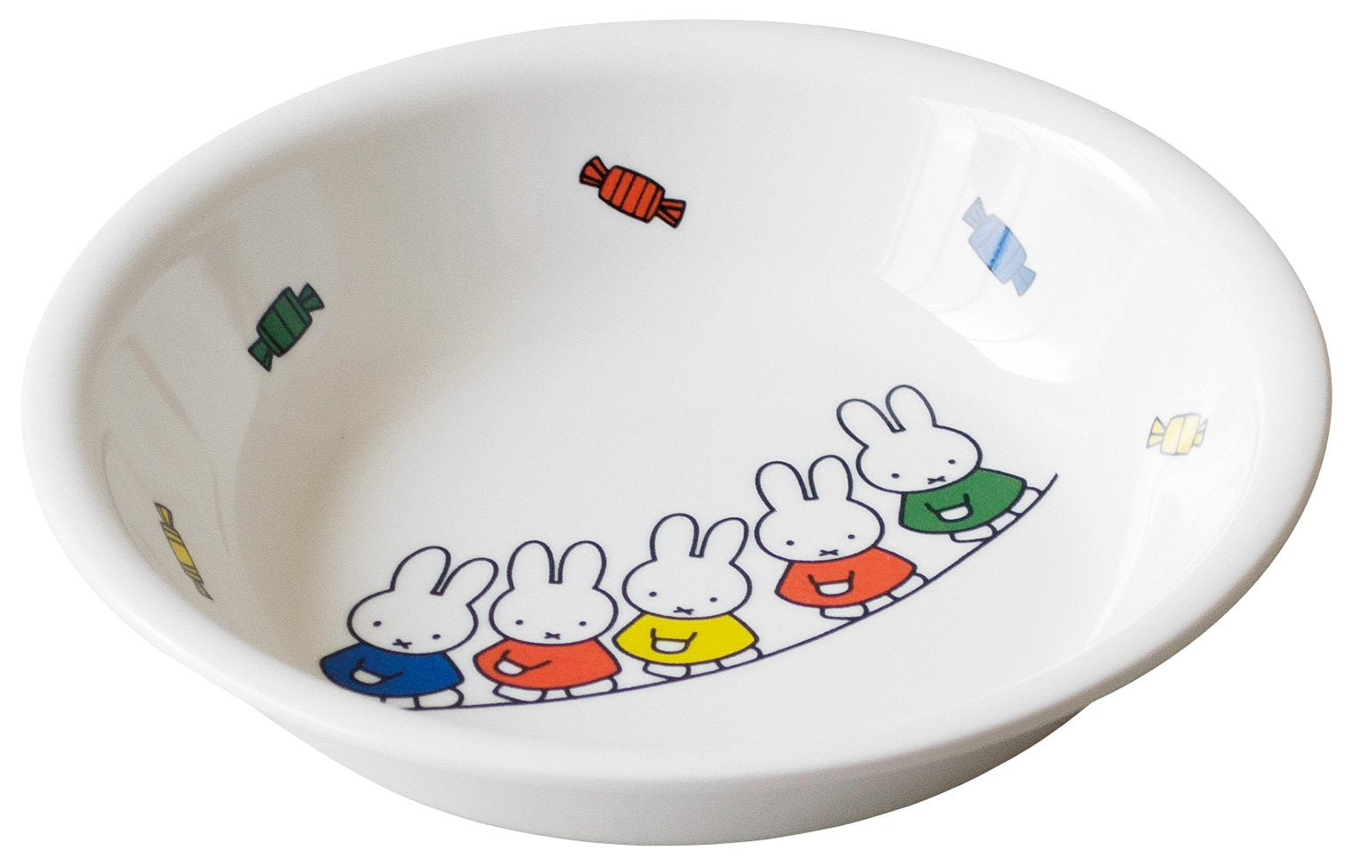 Miffy Space Joy Miffy Friends Deep Plate M1305Ft White Durable Dining Dish- Japan Figure Store - #1 Bring To You The Best Japanese Goods
