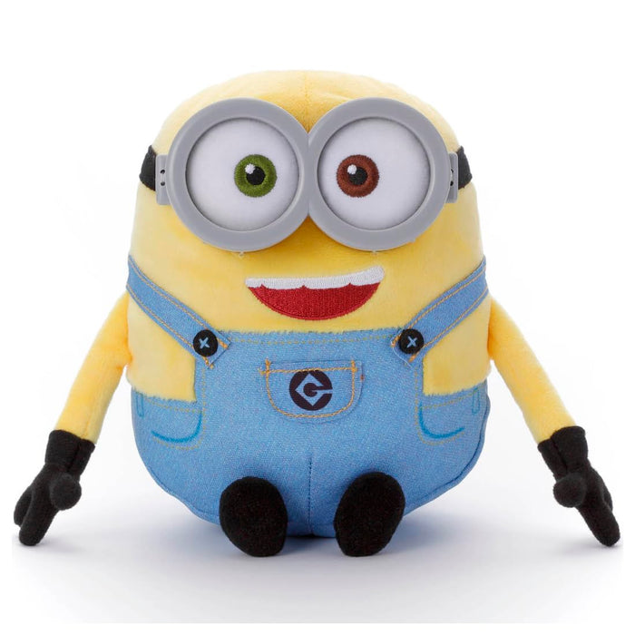 Takaratomy Arts Minions S Bob Plush Toy 18cm - Soft & Cuddly Companion