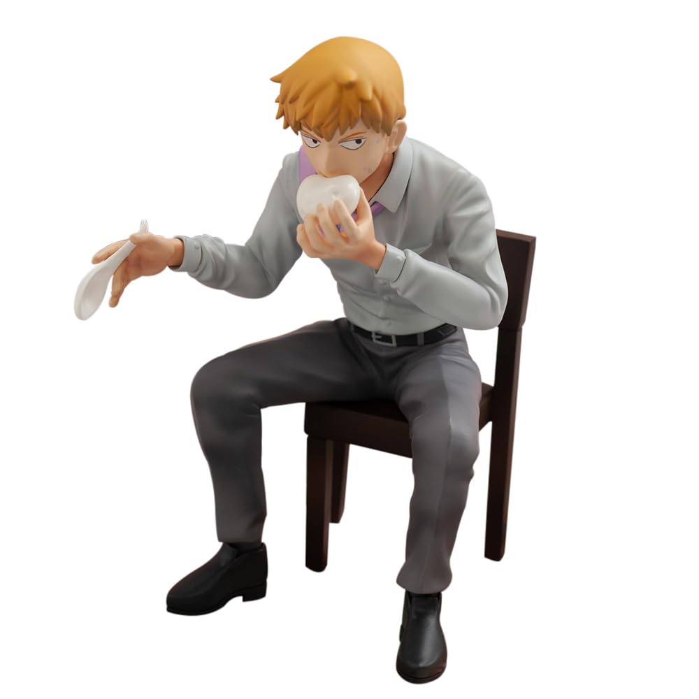 Mob Psycho 100 III xBunbougu Cafe 2022 Figure - Arataka Reigen Non-Scale Pre-Painted Complete Figure (PVC & ABS)