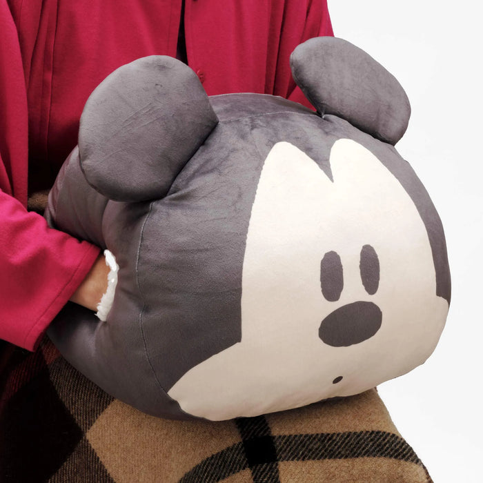 Moripilo Mickey Mouse Cooling Black Cushion 44X30X22cm Pillow Made In Japan- Japan Figure Store - #1 Bring To You The Best Japanese Goods