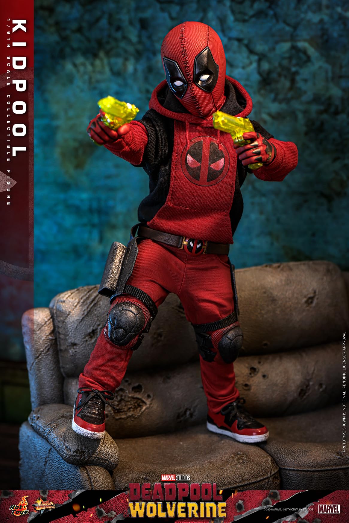 Hot Toys Movie Masterpiece 1/6 Scale Deadpool Wolverine Kidpool Figure
