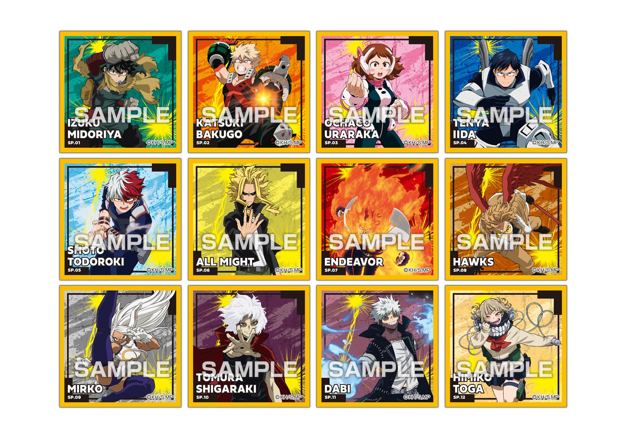 Ensky My Hero Academia Sticker Retsuden 20Pcs Candy and Gum Set- Japan Figure Store - #1 Bring To You The Best Japanese Goods