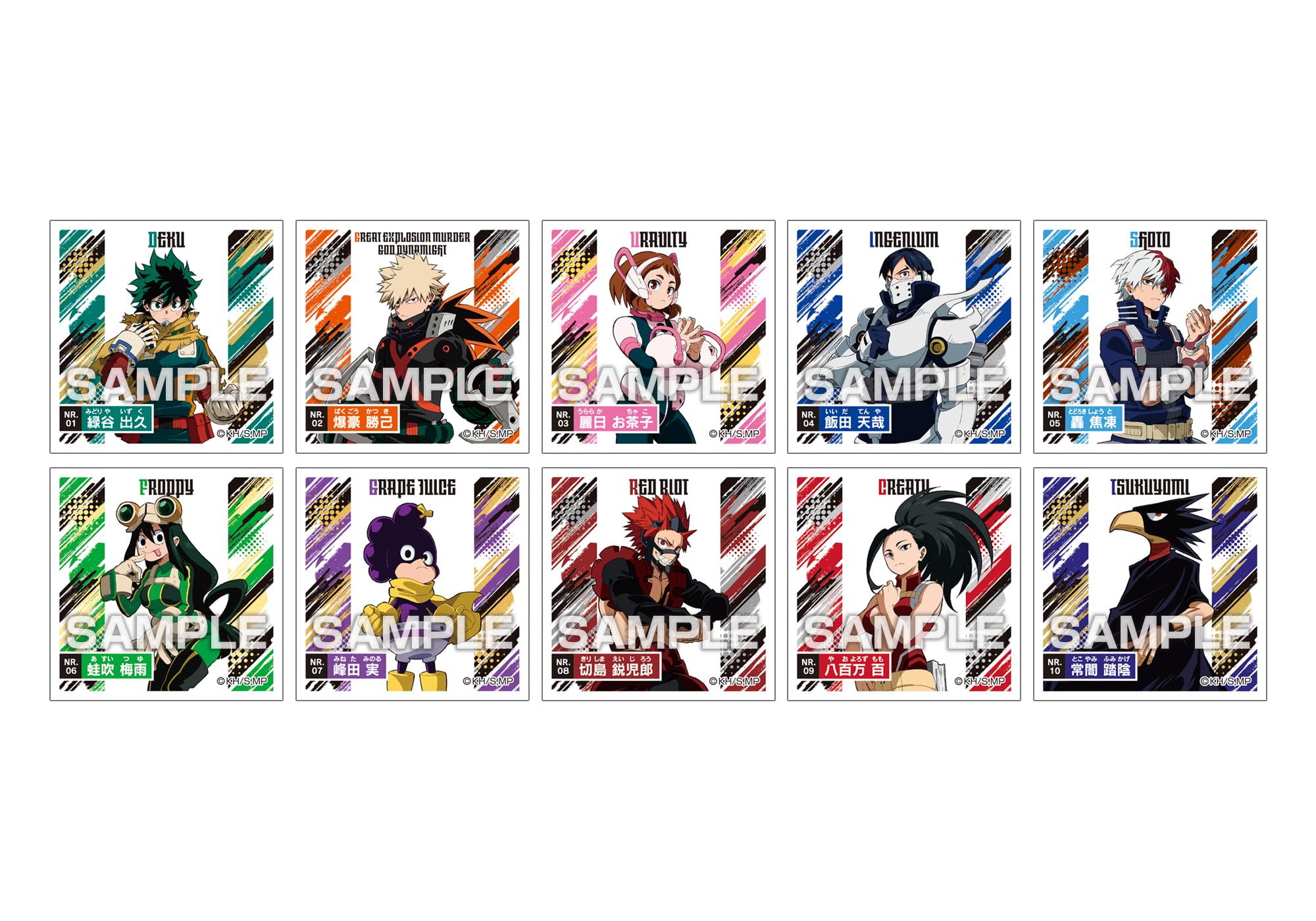 Ensky My Hero Academia Sticker Retsuden 20Pcs Candy and Gum Set- Japan Figure Store - #1 Bring To You The Best Japanese Goods