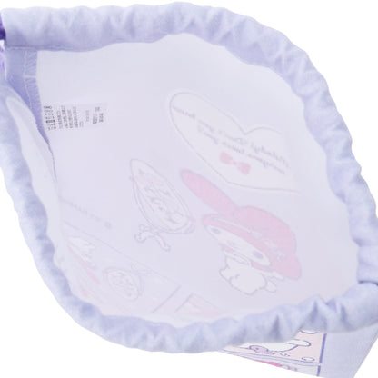 Sanrio My Melody Purple Drawstring Bag XS for Girls - JMM-600- Japan Figure Store - #1 Bring To You The Best Japanese Goods