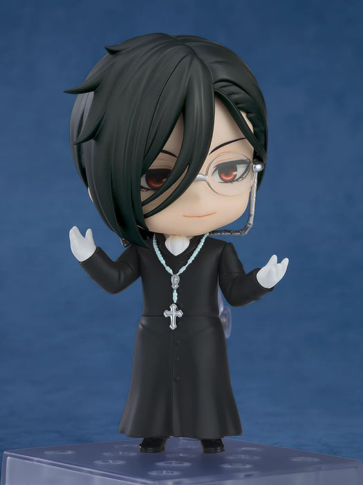 Orange Red Nendoroid Black Butler Public School Arc Sebastian Sapphire Owl Ver.- Japan Figure Store - #1 Bring To You The Best Japanese Goods