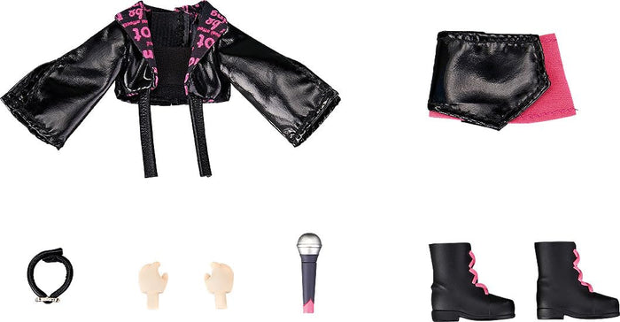 Good Smile Arts Shanghai Nendoroid Doll Outfit Set Idol Style Rose Red Girl- Japan Figure Store - #1 Bring To You The Best Japanese Goods