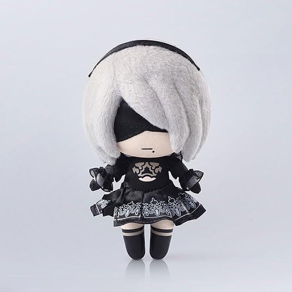 Square Enix Nier Automata 2B Yorha Mini Plush Toy Collectible- Japan Figure Store - #1 Bring To You The Best Japanese Goods