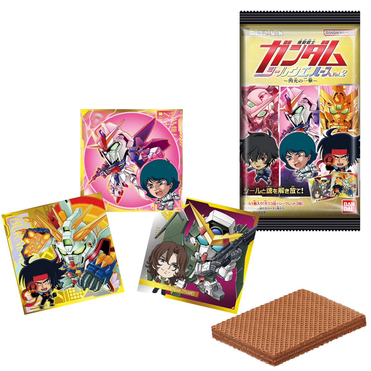 Bandai Gundam Series Sticker Wafer Card Vol 2 Flash of Light- Japan Figure Store - #1 Bring To You The Best Japanese Goods