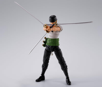 Bandai Spirits One Piece S.H.Figuarts Roronoa Zoro Romance Dawn Figure- Japan Figure Store - #1 Bring To You The Best Japanese Goods
