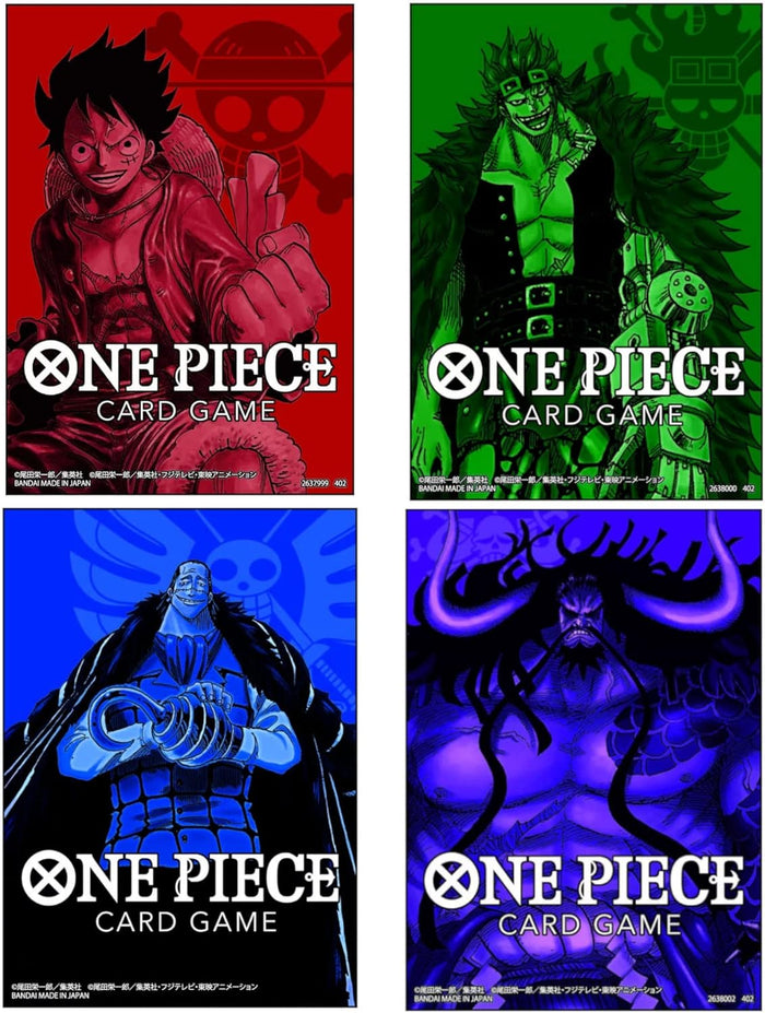 Herds One Piece Trading Card Game Card Sleeve Set 1 - 4 Sleeve Types by Bandai- Japan Figure Store - #1 Bring To You The Best Japanese Goods