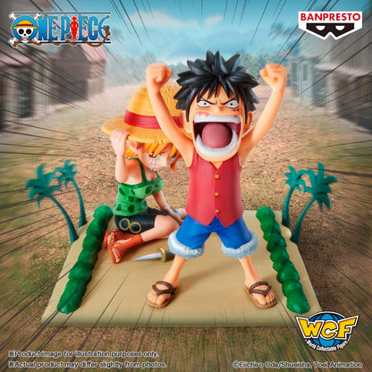 Banpresto One Piece Log Stories World Collectible Figure Luffy & Nami- Japan Figure Store - #1 Bring To You The Best Japanese Goods