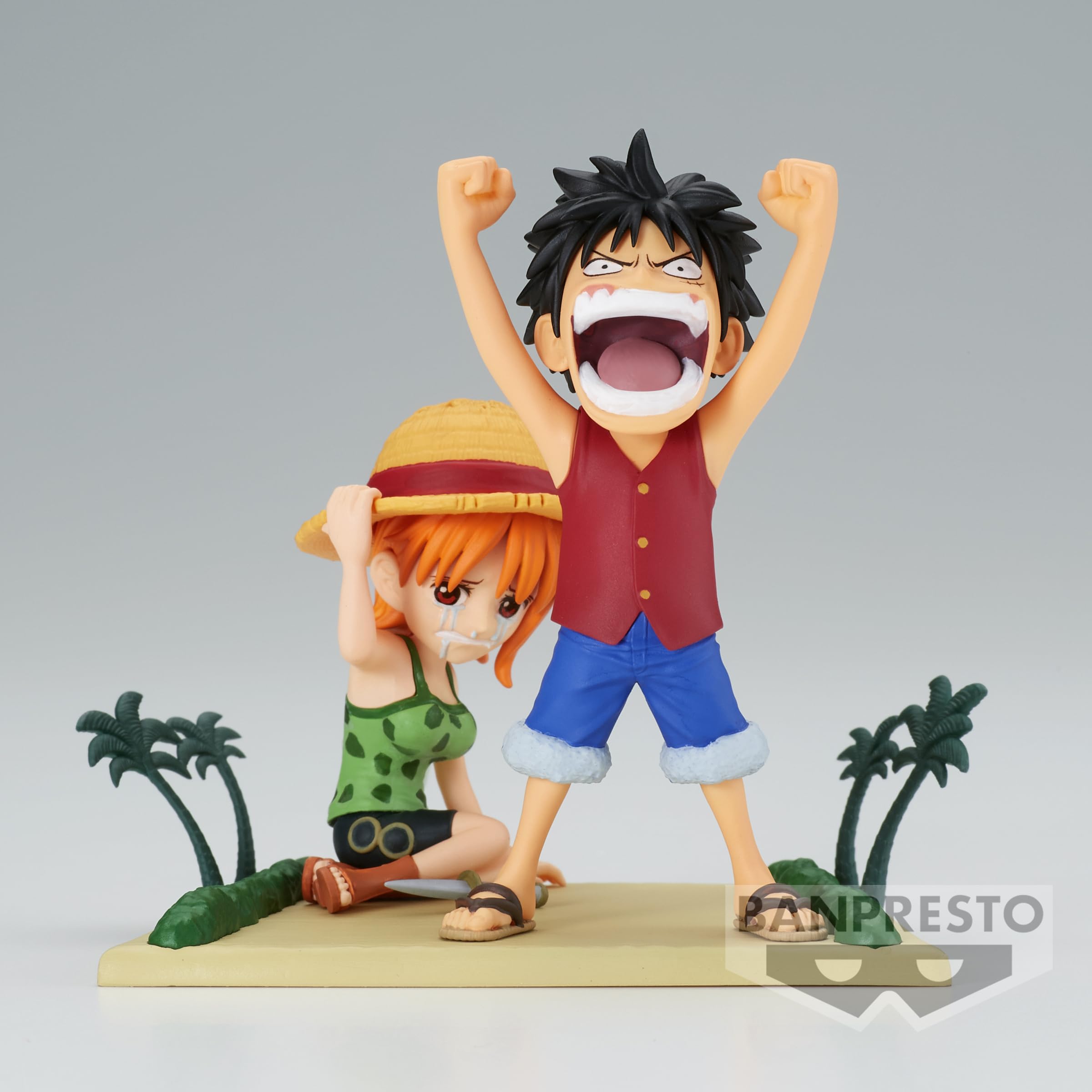 Banpresto One Piece Log Stories World Collectible Figure Luffy & Nami- Japan Figure Store - #1 Bring To You The Best Japanese Goods