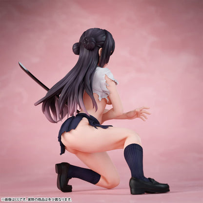 Insight 1/7 Samurai JK Sakura Damaged Version Original Character Figure- Japan Figure Store - #1 Bring To You The Best Japanese Goods