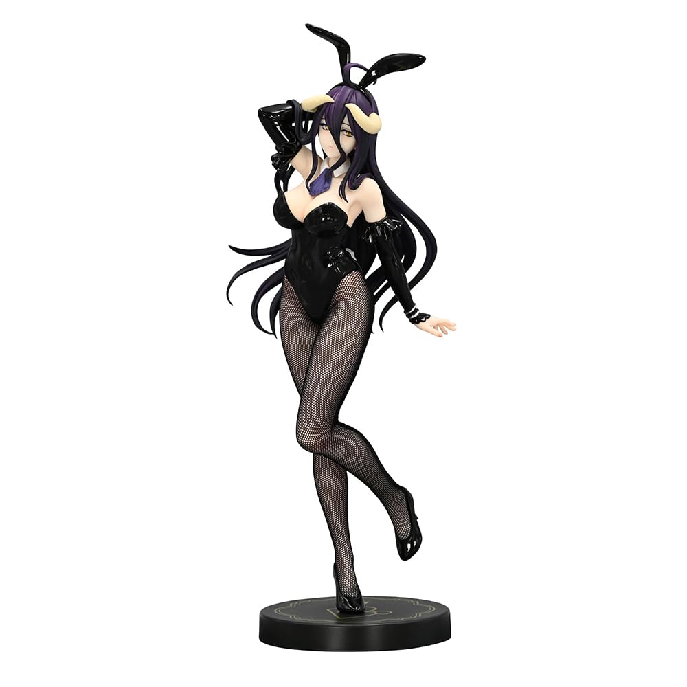 Furyu Overlord Albedo Black Ver. Bunnies Figure - Bicute Series Collectible
