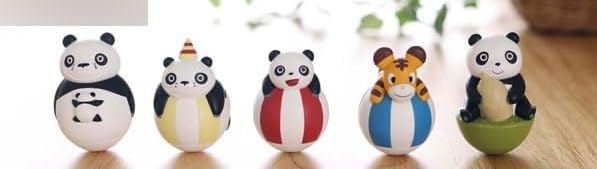 Ensky Panda Go Pottery Yurayura Okiagari Koboshi Complete Set Japan Figure- Japan Figure Store - #1 Bring To You The Best Japanese Goods