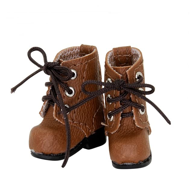 Azone Picco Neemo 1/12 Laced Up Brown Boots Doll Accessory- Japan Figure Store - #1 Bring To You The Best Japanese Goods