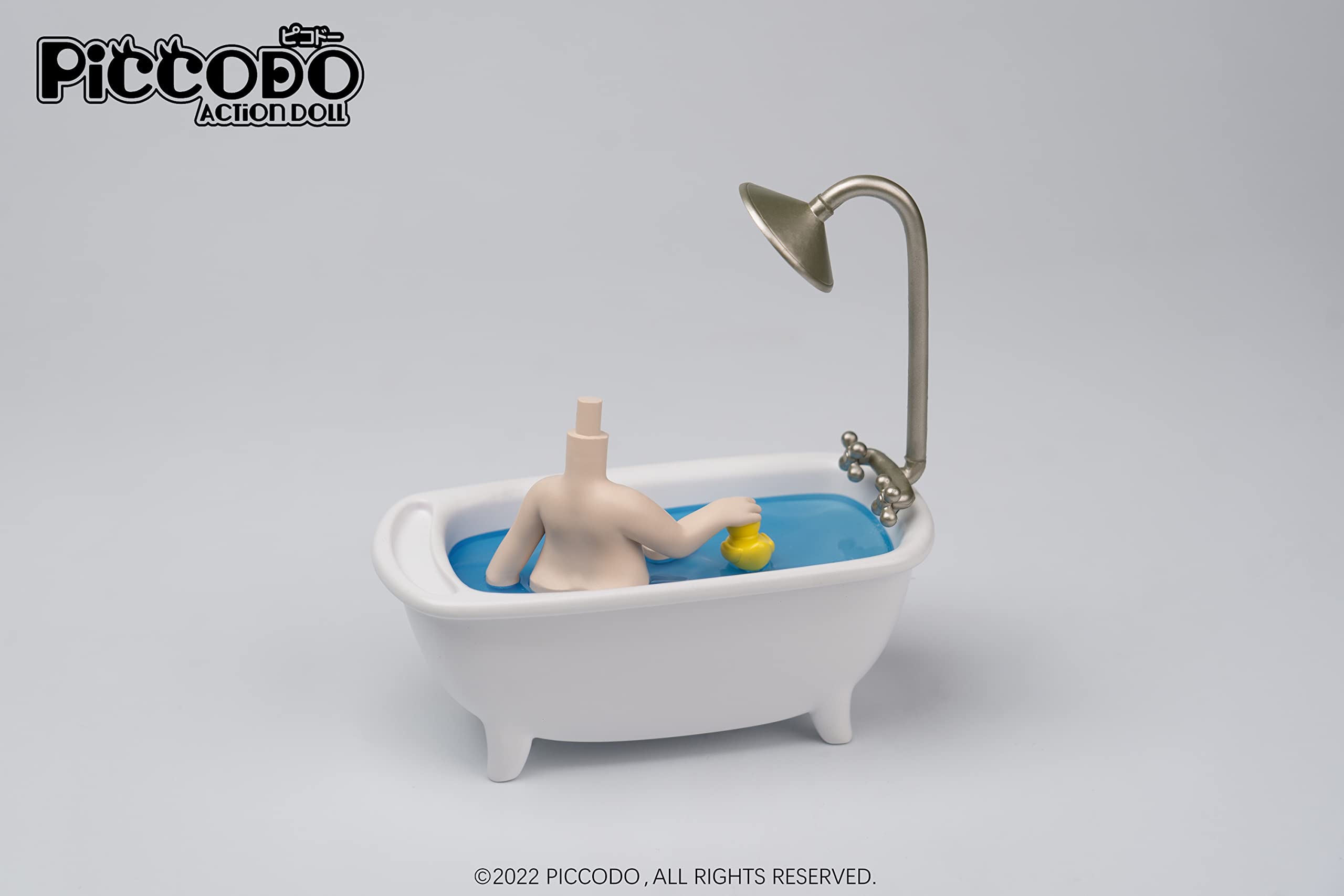 Genesis Piccodo Action Doll Head Stand Bathtub Diorama - White Doll Stand- Japan Figure Store - #1 Bring To You The Best Japanese Goods