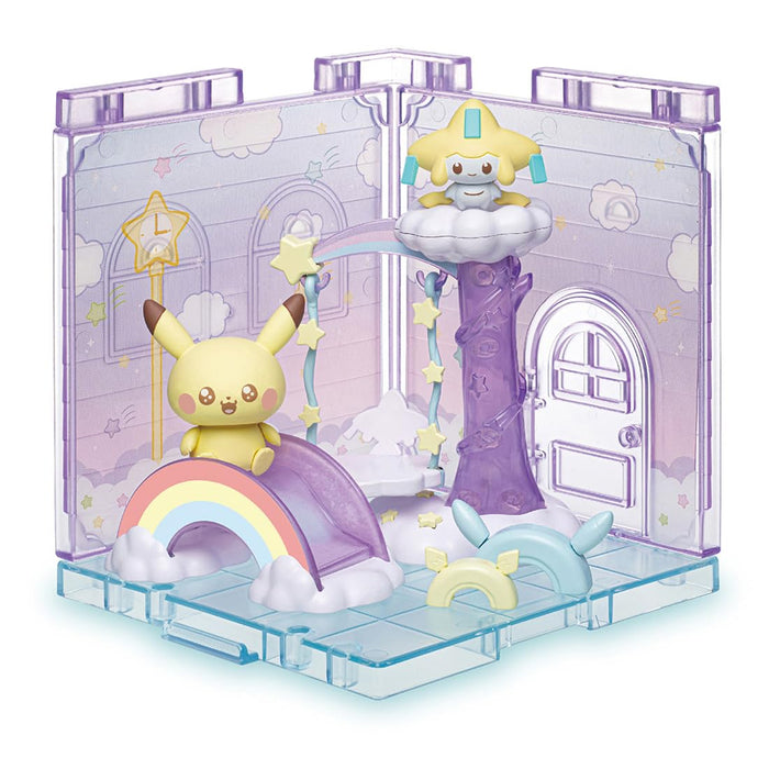 Takara Tomy Pokemon Starry Sky Park Pikachu Jirachi Pokepeace House Set- Japan Figure Store - #1 Bring To You The Best Japanese Goods