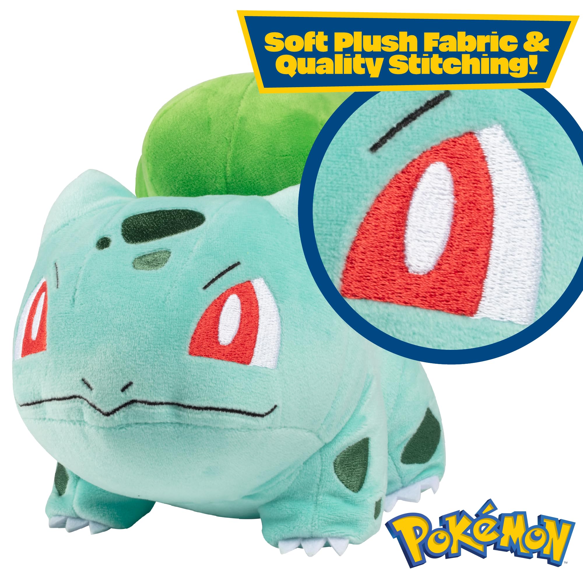 Pokemon Bulbasaur Plush Toy 8 Inch Soft Animal for Kids Ages 2 and Up- Japan Figure Store - #1 Bring To You The Best Japanese Goods