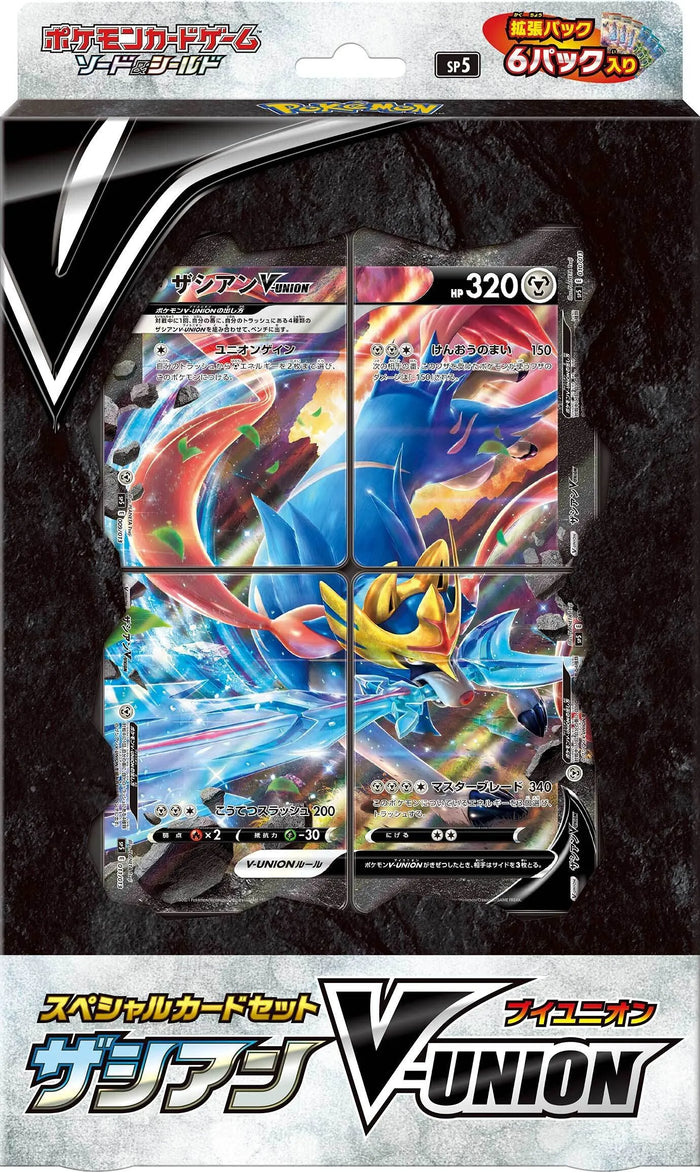 Pokemon Card Game Zacian V-Union Special Card Set Pokemon Collectible Cards- Japan Figure Store - #1 Bring To You The Best Japanese Goods