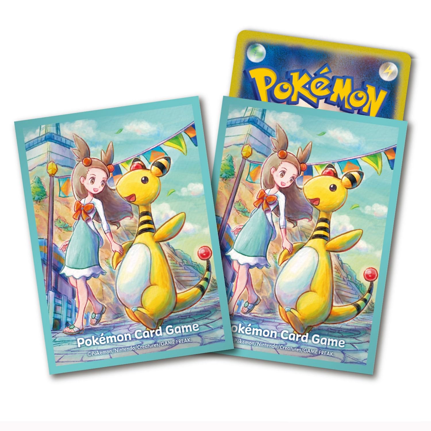 Pokemon Center Original Jasmine Card Sleeves Japan Official - 60 Count- Japan Figure Store - #1 Bring To You The Best Japanese Goods