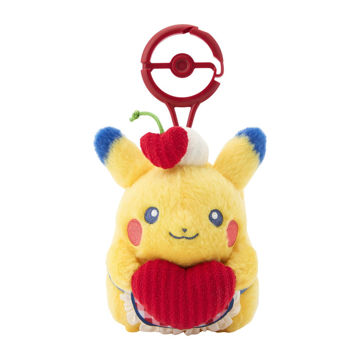 Pokemon Mascot Pikachu Diner Heart Plush Toy - Official Merchandise