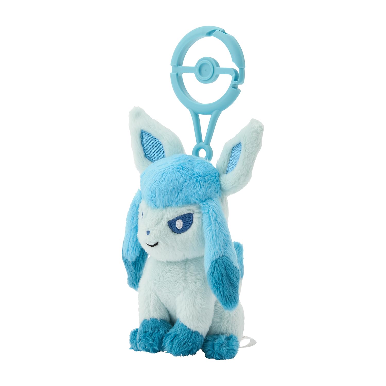 Pokemon Center Glaceon Plush Keychain with Carabiner - Japanese Exclusive- Japan Figure Store - #1 Bring To You The Best Japanese Goods