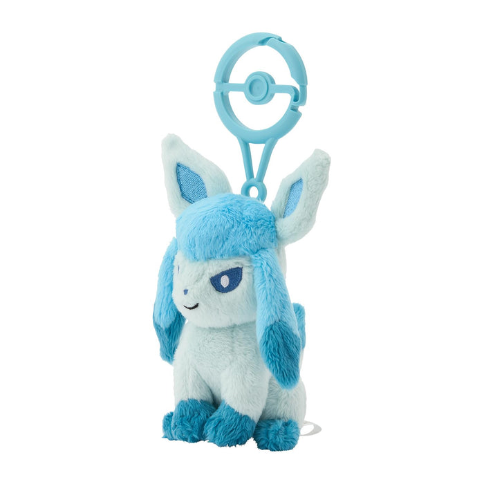 Pokemon Center Glaceon Plush Keychain with Carabiner - Japanese Exclusive- Japan Figure Store - #1 Bring To You The Best Japanese Goods