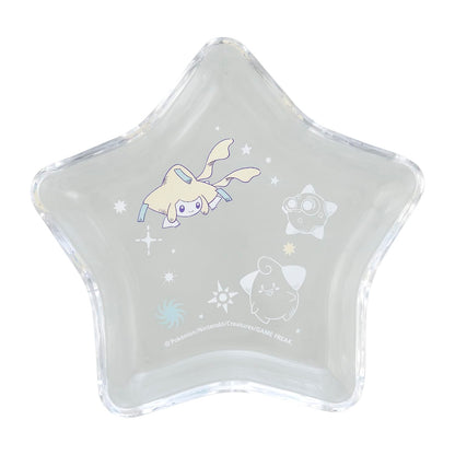 Pokemon Jirachi Star Link Glass Plate - Star-Shaped Original Design- Japan Figure Store - #1 Bring To You The Best Japanese Goods