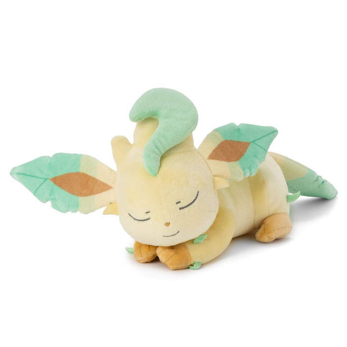 Takara Tomy Arts Japan Plush S Leafeon 36Cm Pokemon Sleeping Friend- Japan Figure Store - #1 Bring To You The Best Japanese Goods