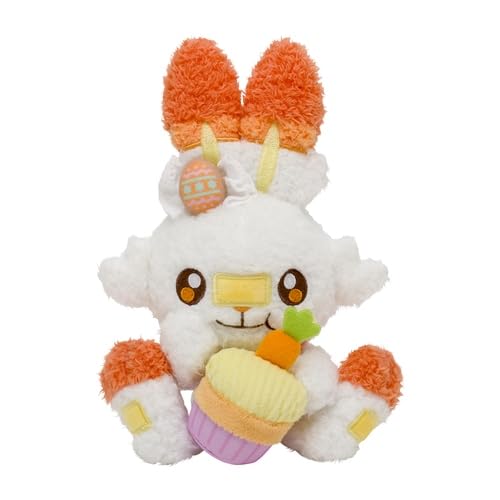 Pokemon Yum Yum Easter Scorbunny Plush Toy - Original by Pokemon Center