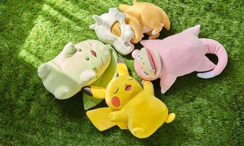 Pokemon Sleep Plush Toy Goodnight Pikachu 35.5cm - Soft & Cuddly Original