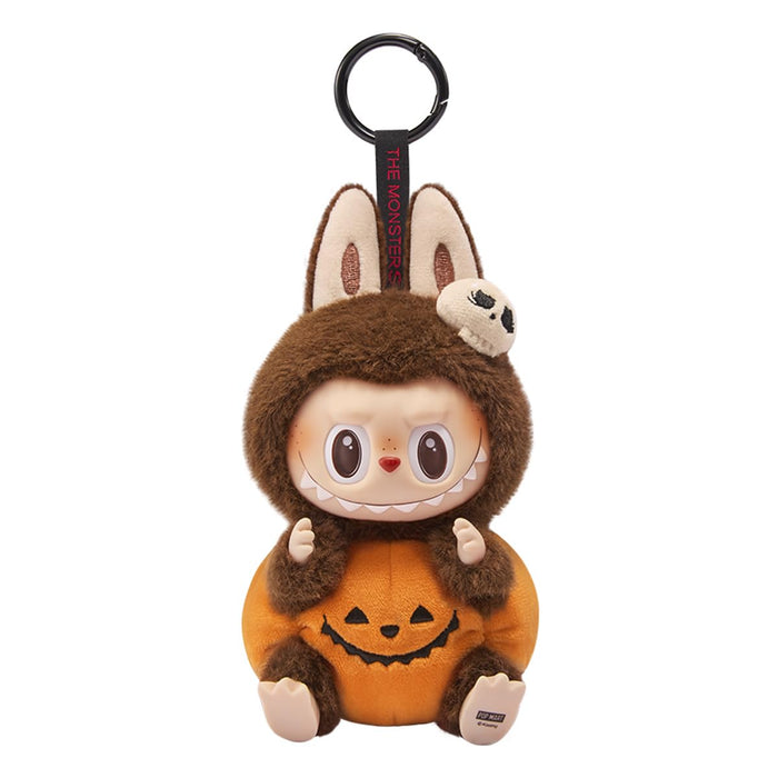 Pendentif en peluche en vinyle Pop Mart - Série citrouilles d'Halloween - Motif assis